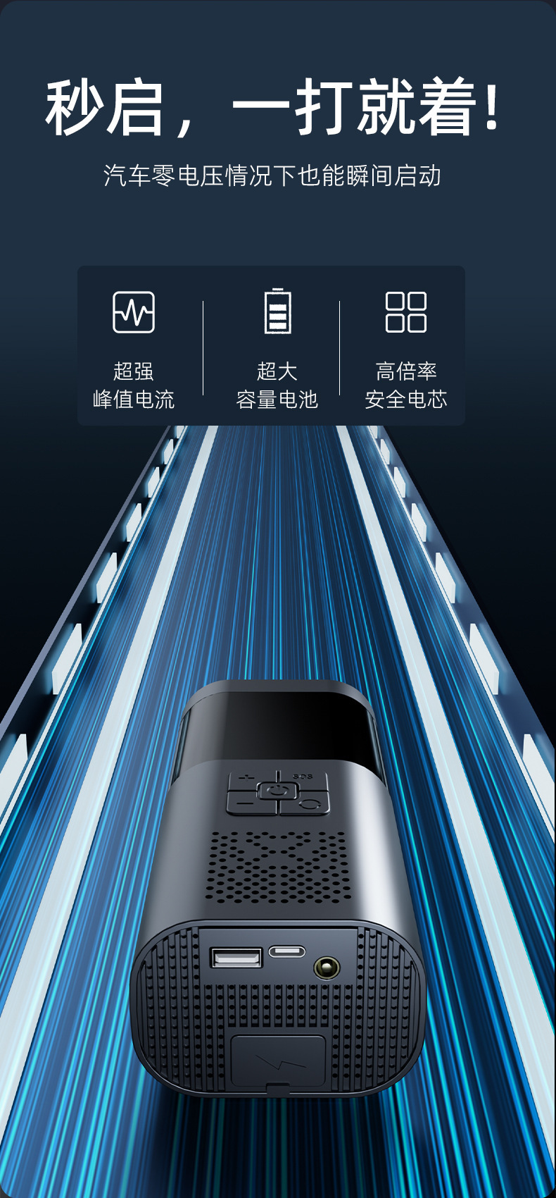 Car-Mounted Digital Display Wireless Air Pump Electric Tire High-Pressure Inflator for Automobiles and Road Vehicles, Rapid Emergency Charging Pump