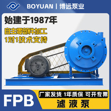 湖北博远FPB滤液泵厂家定制法兰叶轮304脱水过滤抽气水分离离心泵