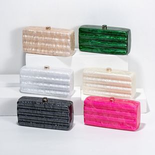 Fashion New Arrival Luggage Acrylic Cool Cute Simple Sweet Wedding Dinner Bag Shoulder Crossbody Fashionable Women