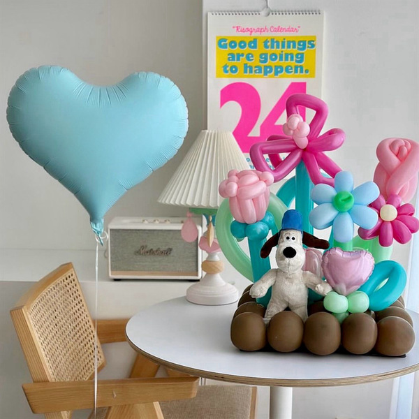 Brand matte balloon for St. Valentine's Day