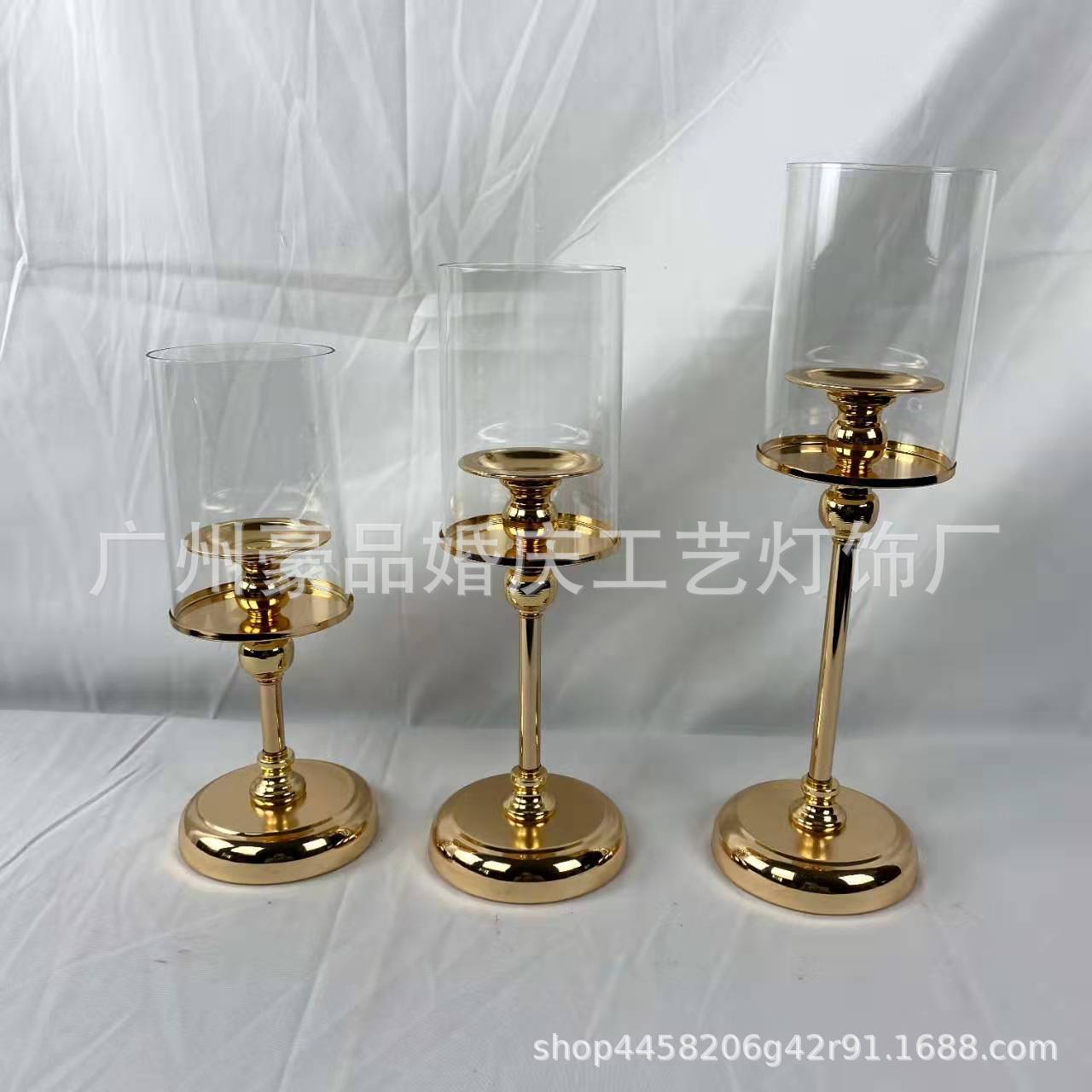 Estilo europeo hogar Retro vela cena lámpara apoyos nórdico romántico candelabro Decoración Luz lujo retro vela titular mesa de comedor