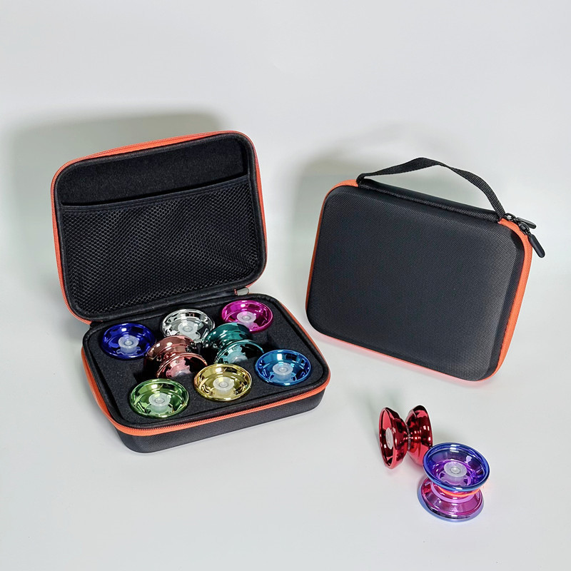 Bolsa de almacenamiento de bolas de yoyo multifuncional de 1-12 orificios Bolsa de bolas de amortiguación de vibraciones de punto Caja de almacenamiento de EVA Caja de colección portátil