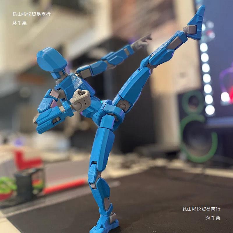 Upgraded 3d printed multi-joint action figure Lucky 13 toy children decompress variety development intelligence