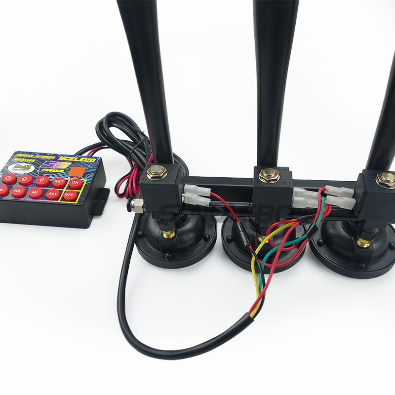Fabricante directo para automóviles, camiones, 56 tonos, tres tubos de música, altavoces de control eléctrico de aire, metal image 5