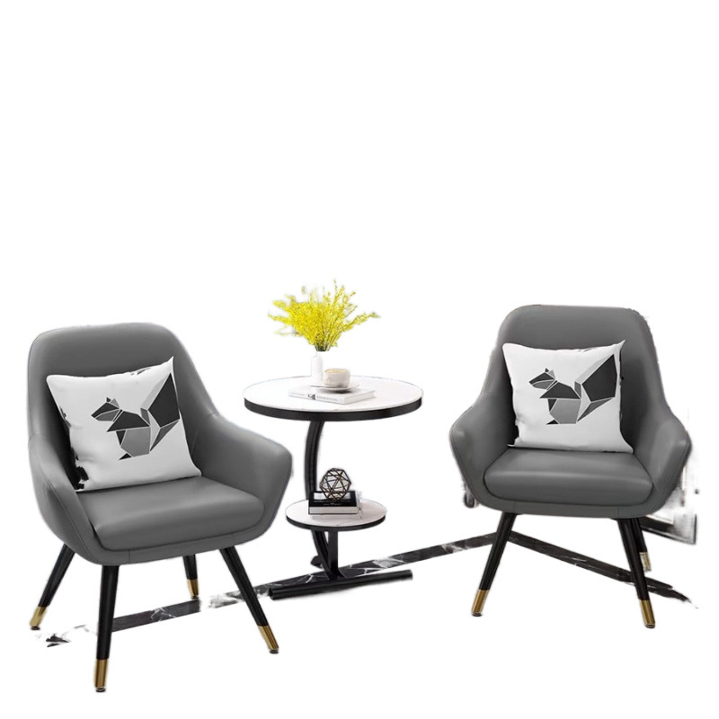 Mesa de té de balcón una mesa, dos sillas, tres juegos de mesas y sillas al aire libre, mesas de té de ocio, mesas redondas, sofá.