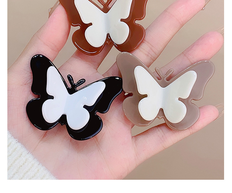 Cute Butterfly Resin Three-dimensional Hair Clip 1 Piece display picture 4