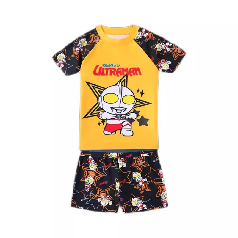 Children's split cute quick dry swimwear for boys for swimming