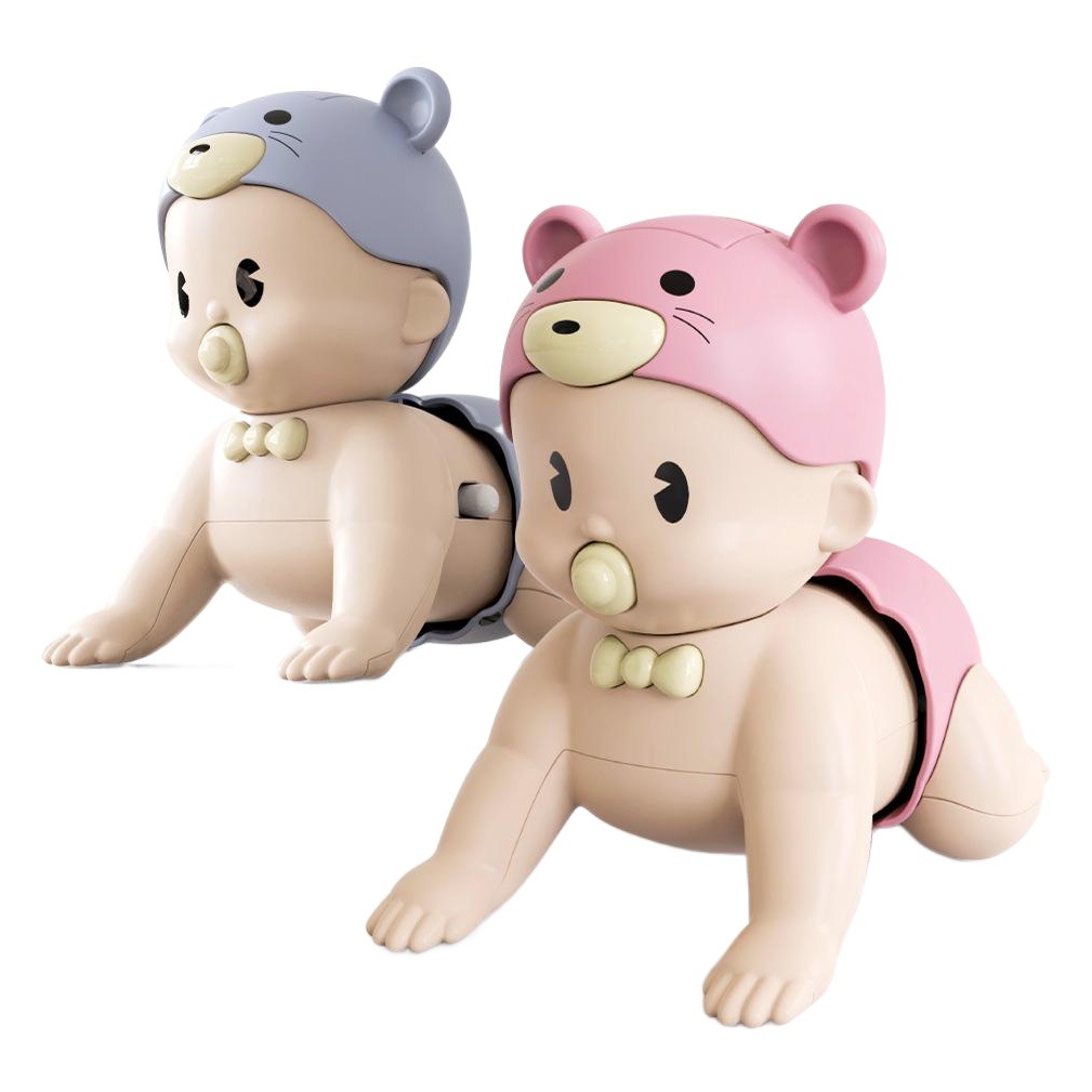 Bebé eléctrico gateando muñeca bebé aprendizaje gateando música eléctrica trasero torciendo niños y niñas Juguetes