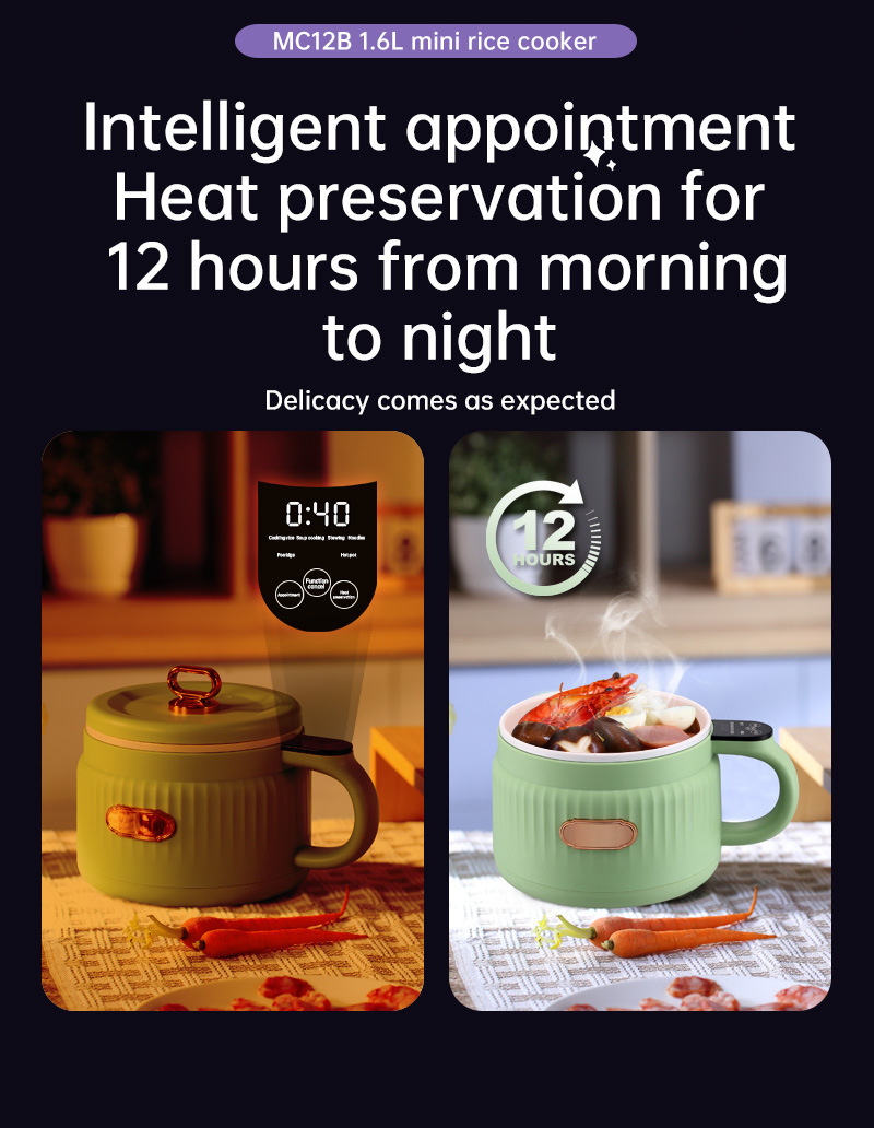 Cross-Border 110V Electric Small Multi-Functional Household Dormitory Instant Noodle Cooker US UK EU Plug_voghion.com