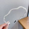 16# Серебристый волнообразный жемчуг