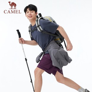 Camel Camel Outdoor Quick-Drying T-Shirt Men's Short-Sleeved Round Neck Top Wholesale Breathable Casual Sports T-Shirt Women's Customization