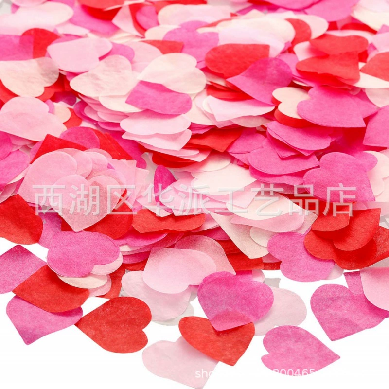 Конфетти в форме сердца 2,5 см, 50 г, для Дня святого Валентина, свадебных торжеств, наполнитель для воздушных шаров в форме сердца