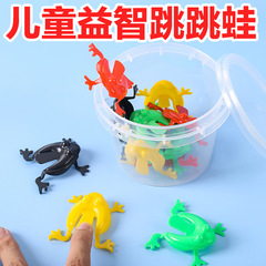 跳ねるカエル跳ねるカエルバケツ入れ跳ねるカエルプラスチック跳ねるヒキガエルデスクトッププラスチック无味プラスチックおもちゃ