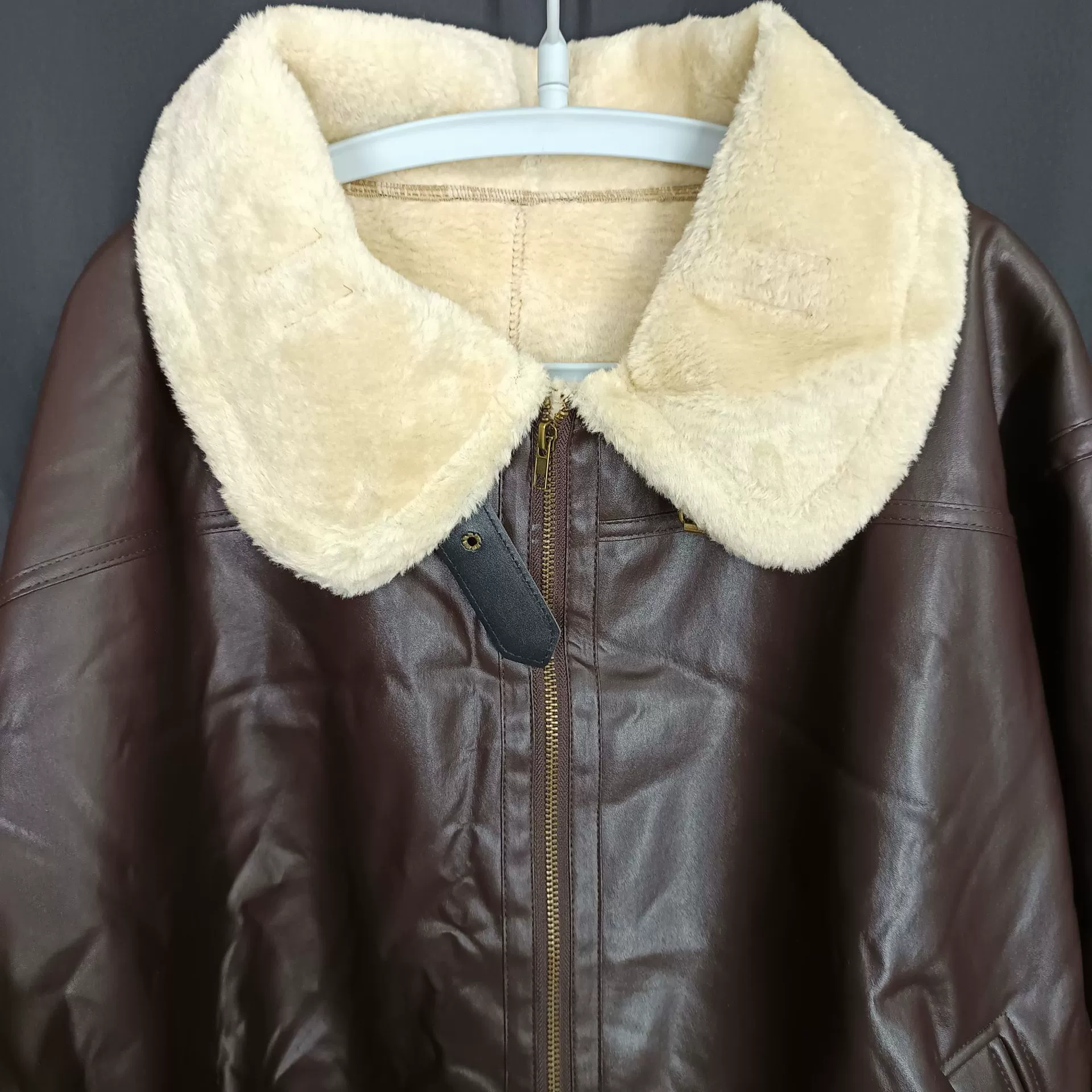Ethnic style imitation fur PU coat民族特色复古仿皮草男士大衣