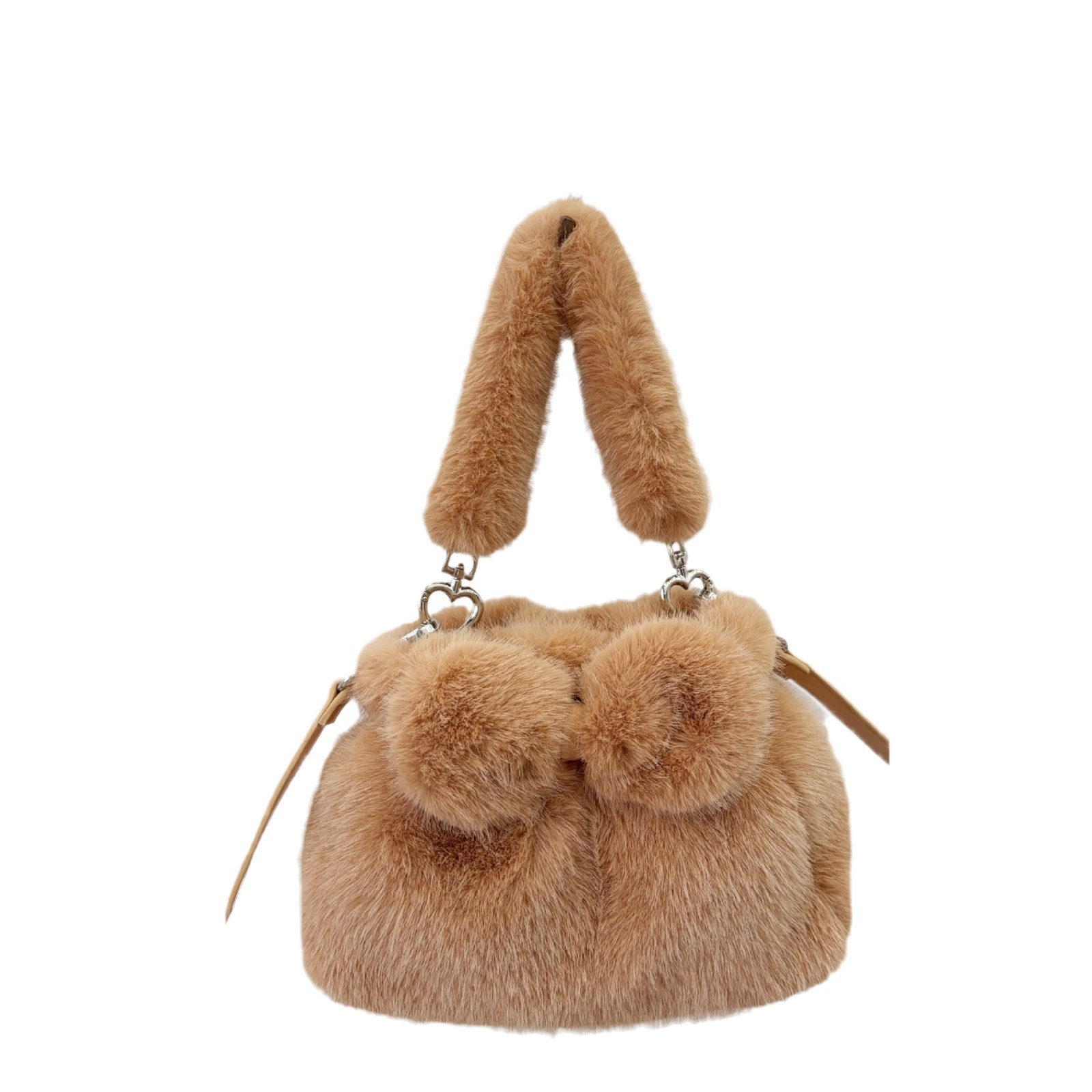 Shoulder Bag, New Plush Handbag For Autumn And Winter 2024, Fashionable And Popular Bow-knot Versatile Lady's High-end Crossbody Bag._voghion.com