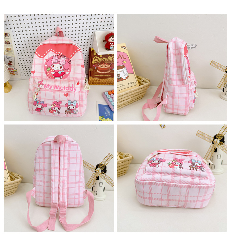 2024 New children's backpack, cartoon kindergarten schoolbag, large capacity, versatile for girls, student backpack, cross-border batch undefined