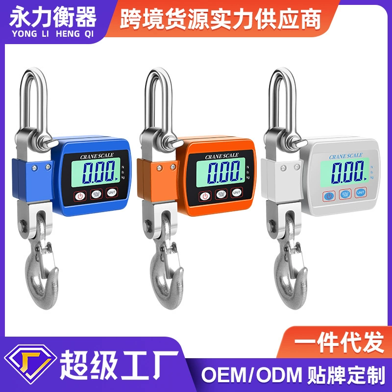 OCS-P 4 500 кг Электронные весы с крючком цифровой дисплей Электронные весы портативные весы с крючком электронные весы прямого обзора