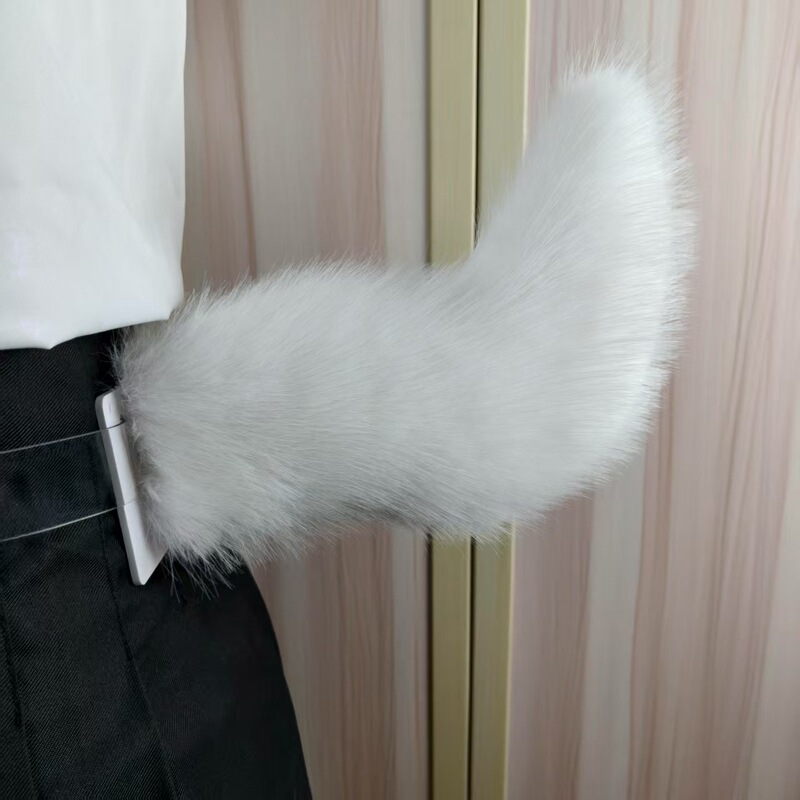 一件代发智能声控狐狸尾巴仿毛绒兽尾cosplay道具漫展派对电动款|undefined