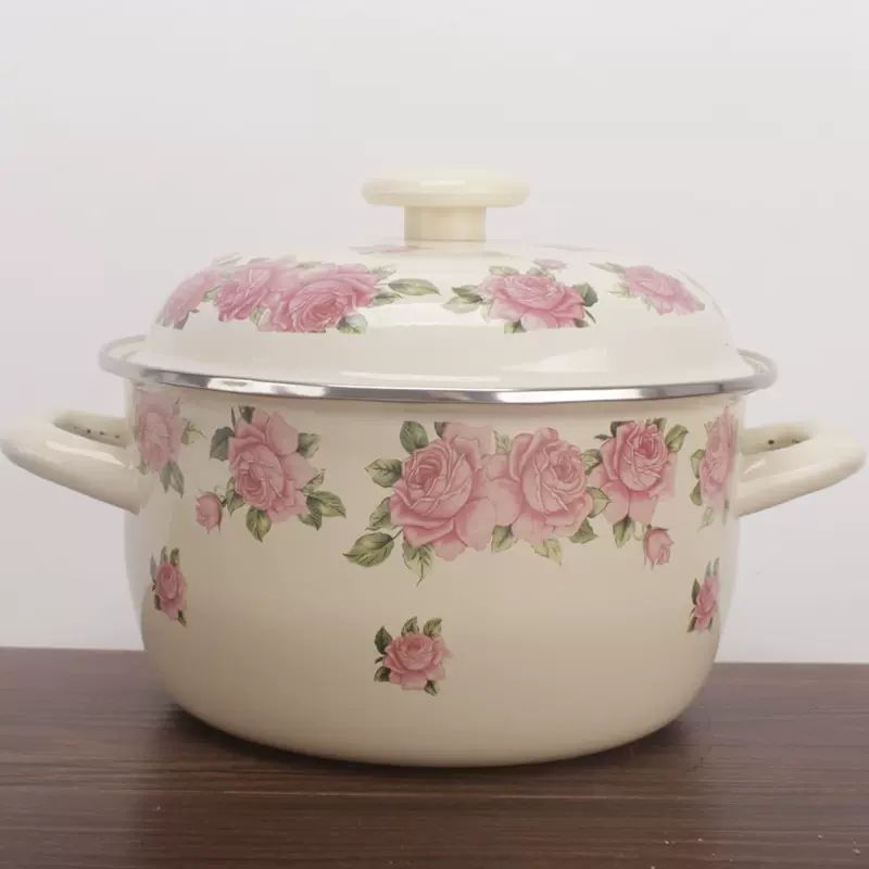 espesamiento de tres piezas de conjunto de cocina de dos orejas de cocina de cocción de cocina