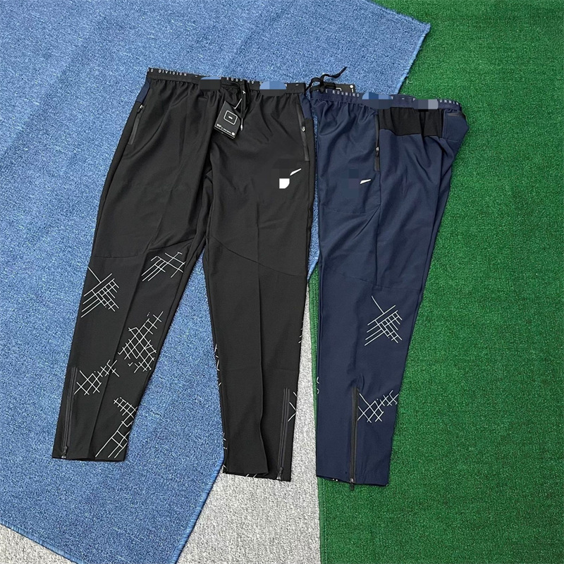 Brand Quick-Dry Sports Pants Men Ice Silk Breathable Basketball Fitness Casual Booker Thin Training Cropped Pants Summer
