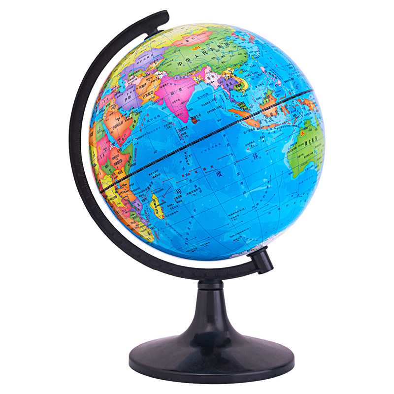Estudiantes de secundaria y secundaria para el aprendizaje del globo del distrito político recomiendan la enseñanza del profesor de geografía AR inteligente globo del distrito político en stock