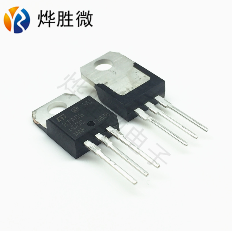 BTA06-600C  ST  TO-220  双向可控硅 全新国产大芯片 可替代原装