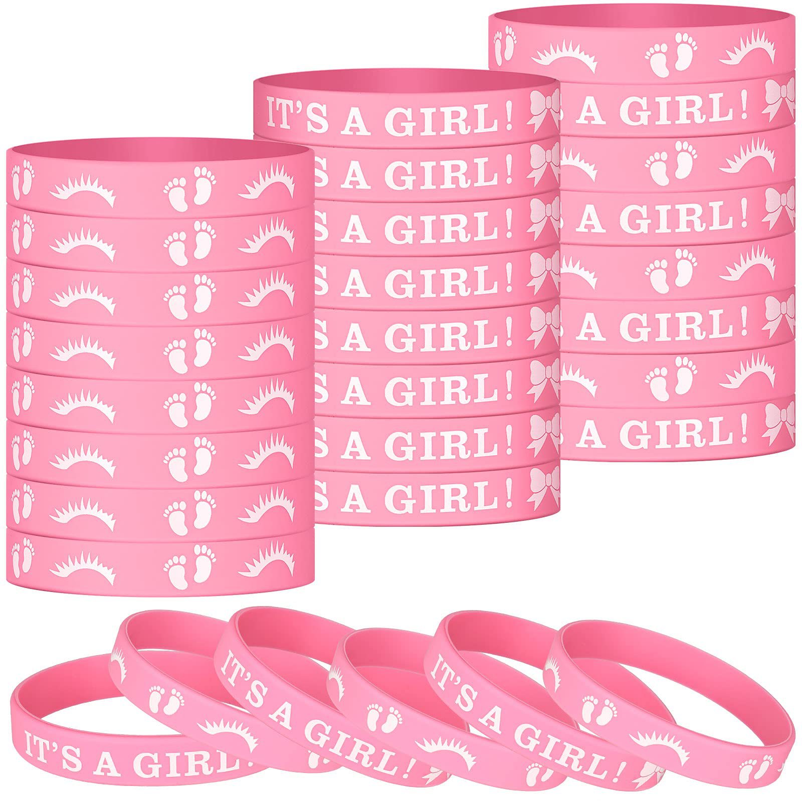 El fabricante hizo la pulsera del silicón que imprime el género masculino y femenino revela la correa de muñeca blanca roja y azul de la mariposa de las huellas de la impresión