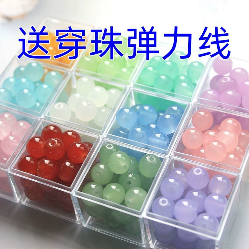 8 мм супертонкие стеклянные бусины, имитация нефритовых бусин, ручная работа, бисер для DIY, материалы для создания украшений, бусины с резьбой для ожерелий и браслетов.