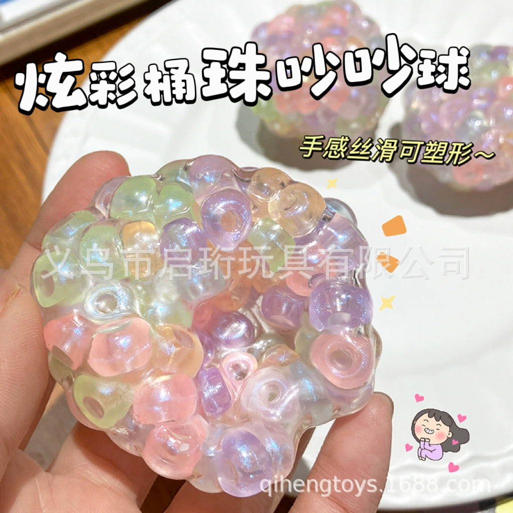 High quality slime, toy with beads, handmade, anti-stress