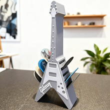 跨境热销时尚吉他拨片支架 Gibson Flying潮流吉他配件拨片收纳盒