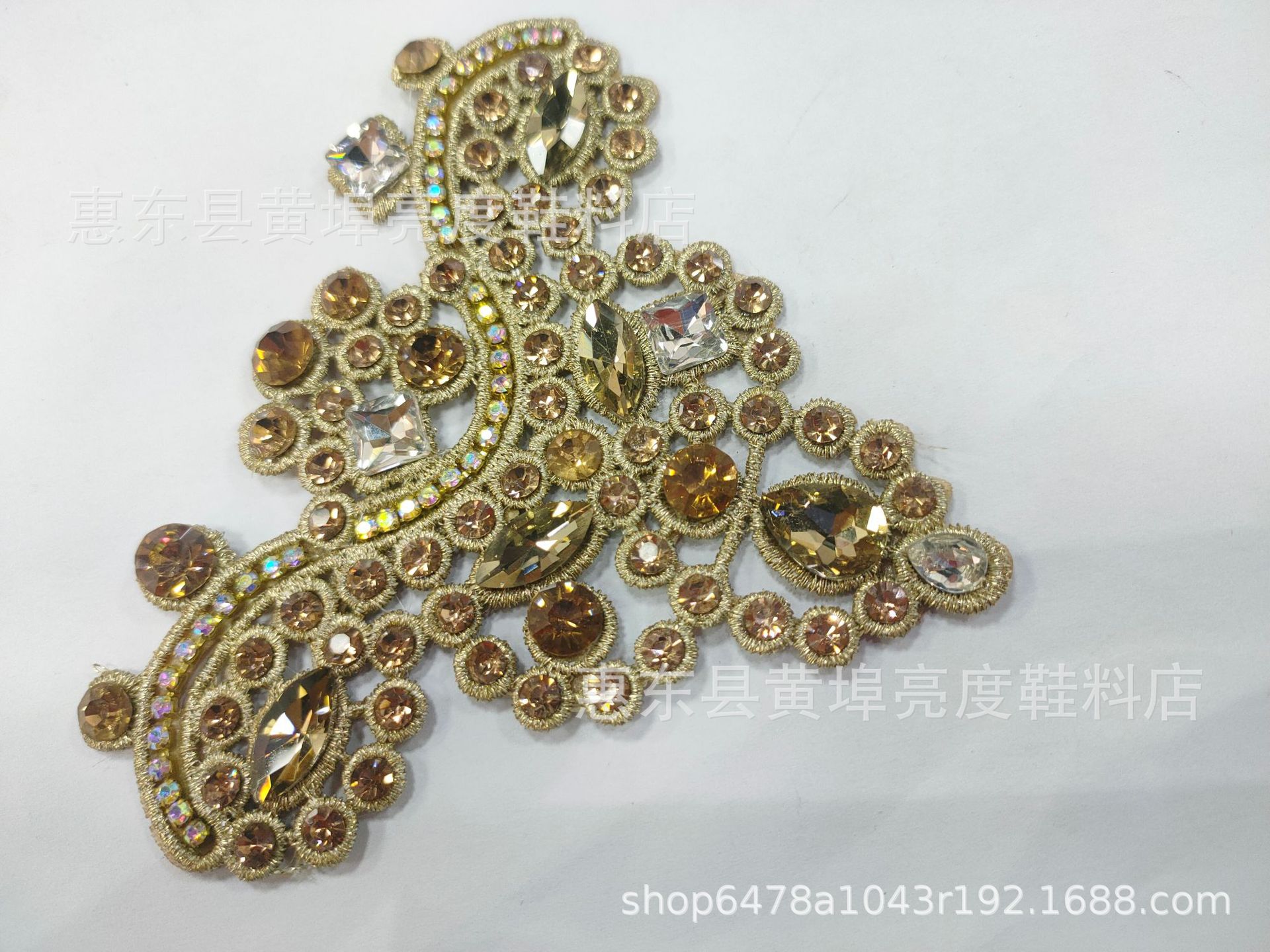 골드 라인/샴페인 다이아몬드 + 골드 글라스