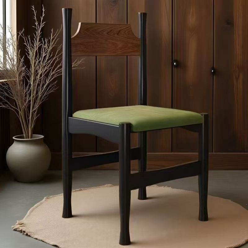 Sillas de comedor de madera maciza estilo medieval retro francés sillas de comedor de madera maciza sillas de respaldo de banco