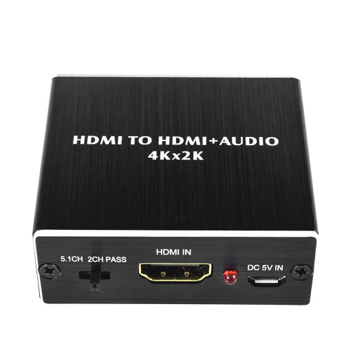 Optical fiber+3.5 audio 4K*2K5.1 HDMITOHDMI+AUDIO HDMI audio splitter cross-border exclusive supply