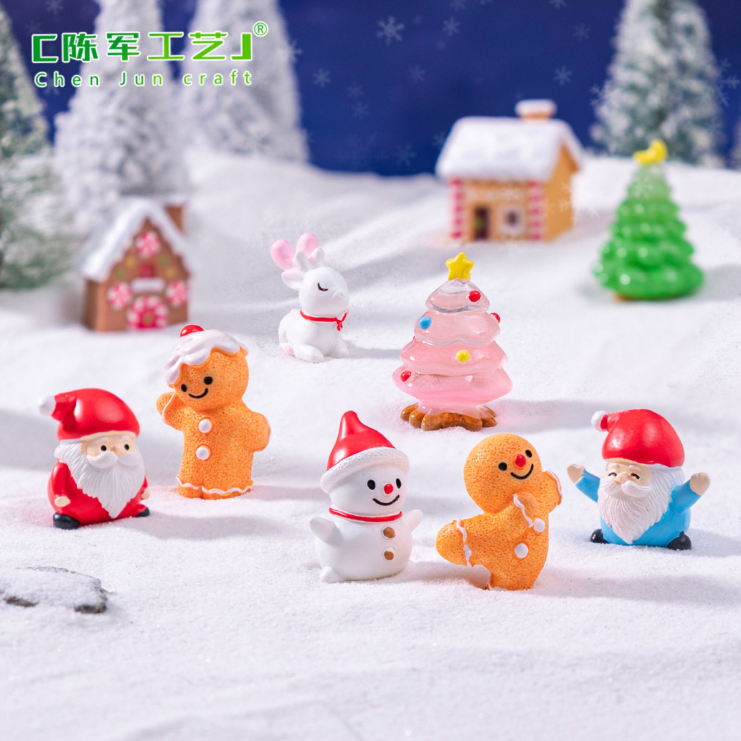 国境を越えた貿易マイクロ風景クリエイティブサンタクロース鹿 DIY 装飾品吊りアクセサリーミニデスクトップ装飾品