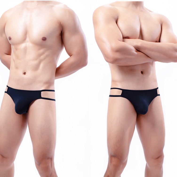 New Men's Foreign Trade Pants Men's and Women's Trendy Sex Underwear Triangle Empty Hip Dew PP Double T-pants Men's Shorts