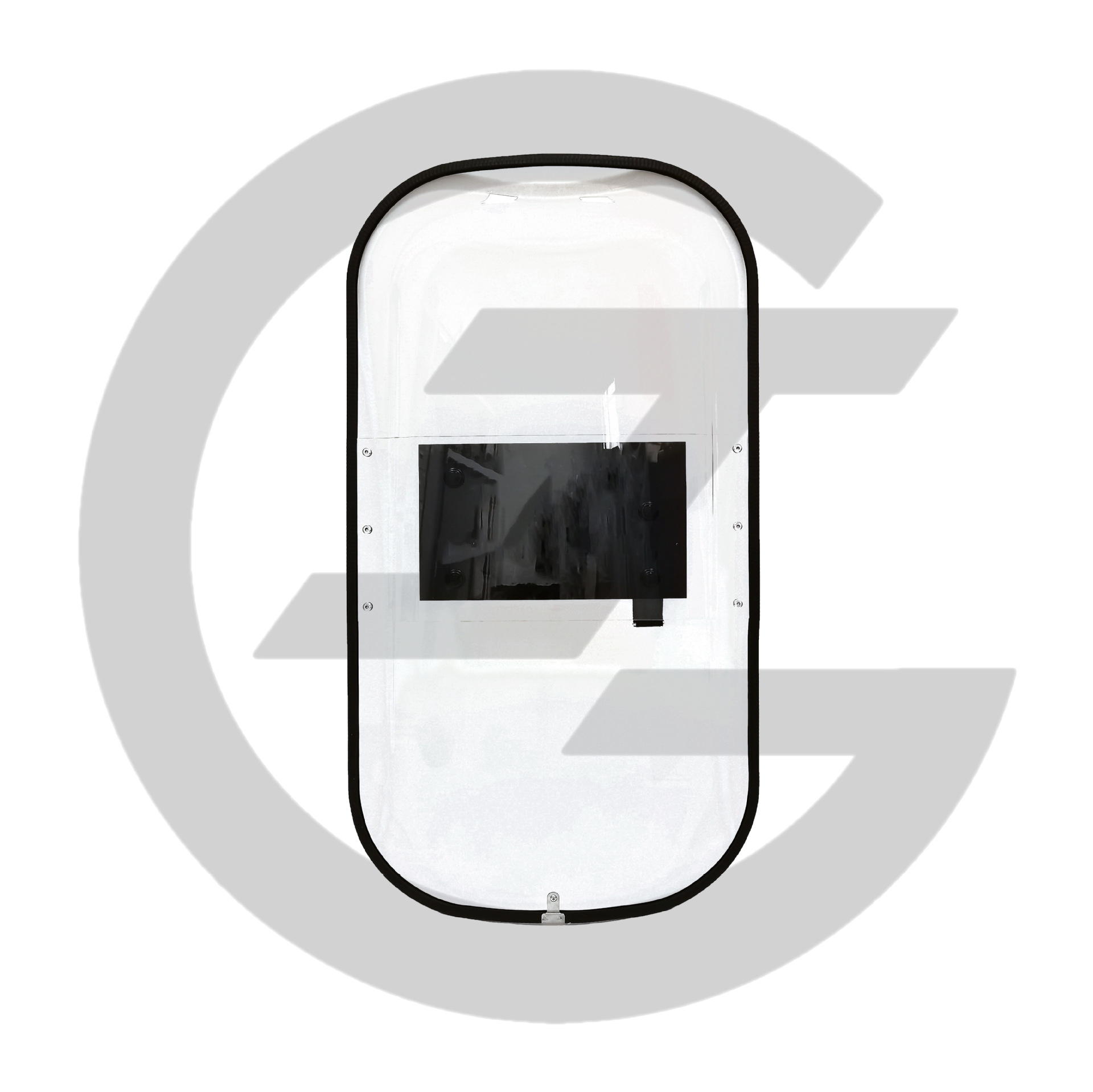 金冠法式盾牌港式圆盾牌 pc透明防暴盾牌 防暴执勤盾牌 安保器材