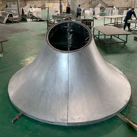 定制包柱铝板喇叭口造型铝单板弧形镂空冲孔铝板外墙装饰双曲铝板