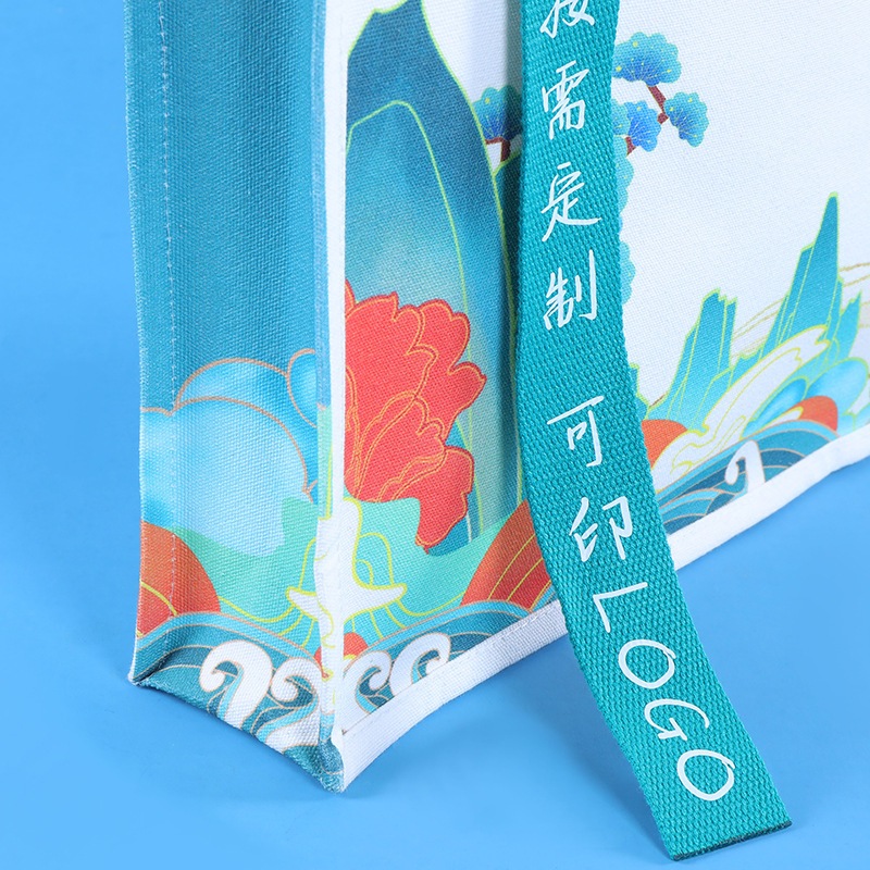 立体ストリーマートバッグカスタムロゴコットンギフトキャンバスバッグハンドバッグラミネートキャンバスバッグカスタムメイド|undefined