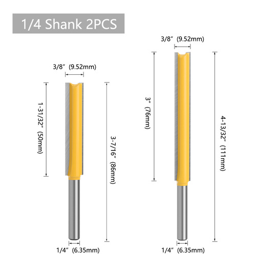 1/4 inch extended straight double-edged utility knife extended edge trim knife machine blade direct manufacturer wood router bit