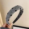 Gray wave dot headband