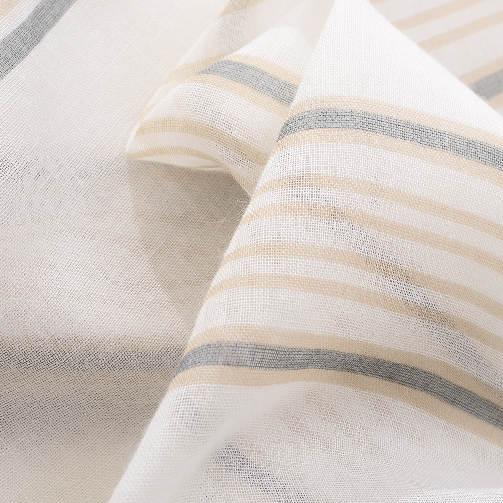 Japonés retro artístico todo fósforo bufanda de seda de viaje chal línea recta color a juego patrón de rayas verticales de algodón y lino sensación bufanda