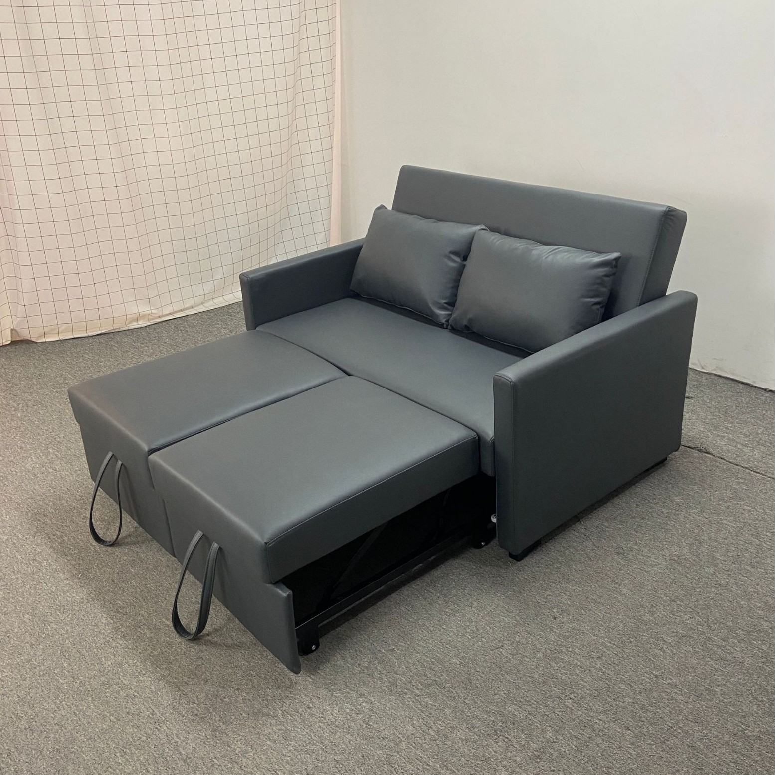 Sofá cama de seda multifuncional de tecnología de casa pequeña anti-gato agarración apartamento de sala de estar plegable peinado