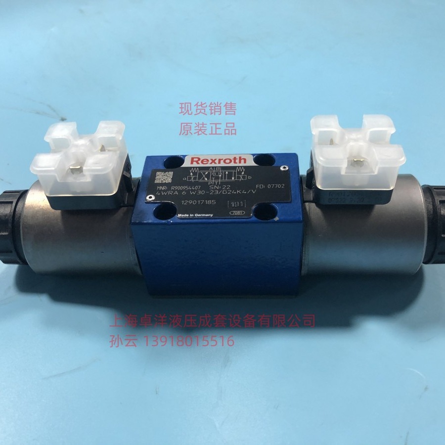现货销售REXROTH产品 R900928412  4WRA6W07-2X/G24K4/V