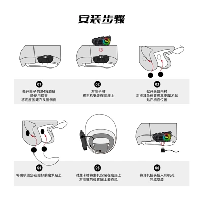 Life, Waterproof, Noise-Canceling, Motorcycle – Motorcycle Helmet Headset