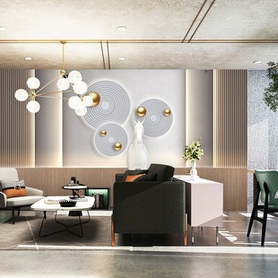 New Nordic vertical stripes living room wallpaper modern minimalist TV background wall cloth light luxury sofa bedroom wall cloth