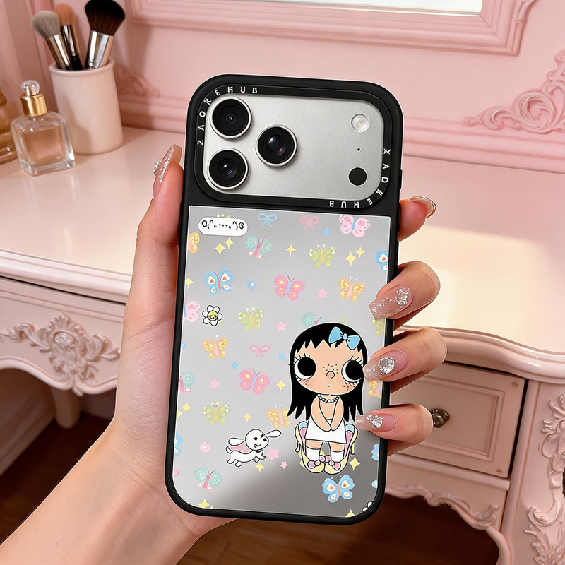 Cute Yuy Xiaoyu Cartoon Phone Case Suitable for Apple 17Pm, 16Pro/15 Protective Case, Popular 14Pro Cute Yuy Xiaoyu Cartoon Phone Case Suitable for Apple 17Pm, 16Pro/15 Protective Case, Popular 14Pro