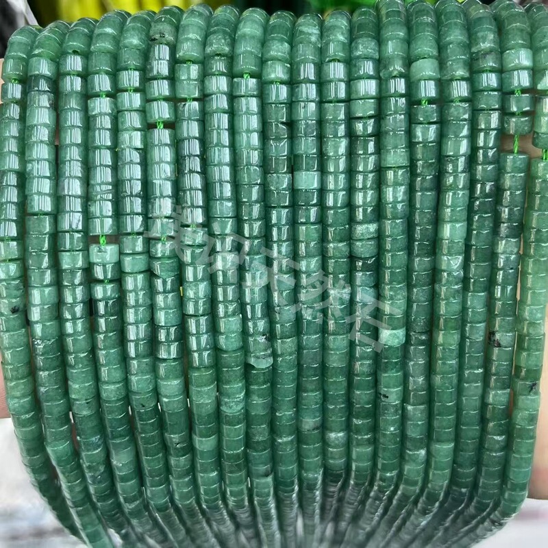 2*4mm天然石管珠隔片散珠玉髓青金水晶圆柱隔珠diy饰品配件批发|undefined