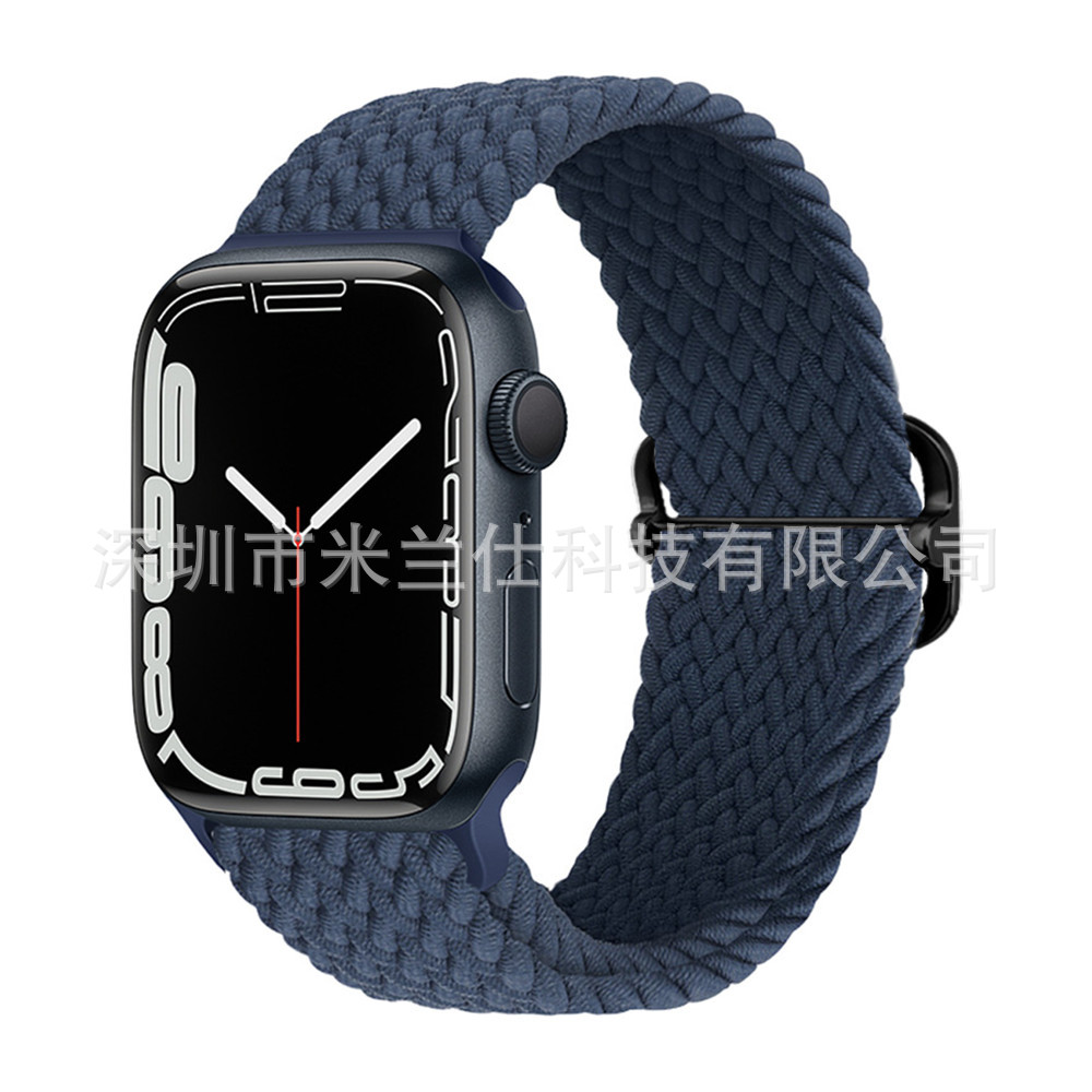 Nylon tejido para Apple iwatch456789 Apple ultra2 hebilla deslizante elástica S9 correa de reloj fabricante