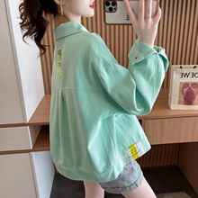 小个子短款牛仔外套女2025年新款春秋韩版洋气减龄百搭宽松上衣