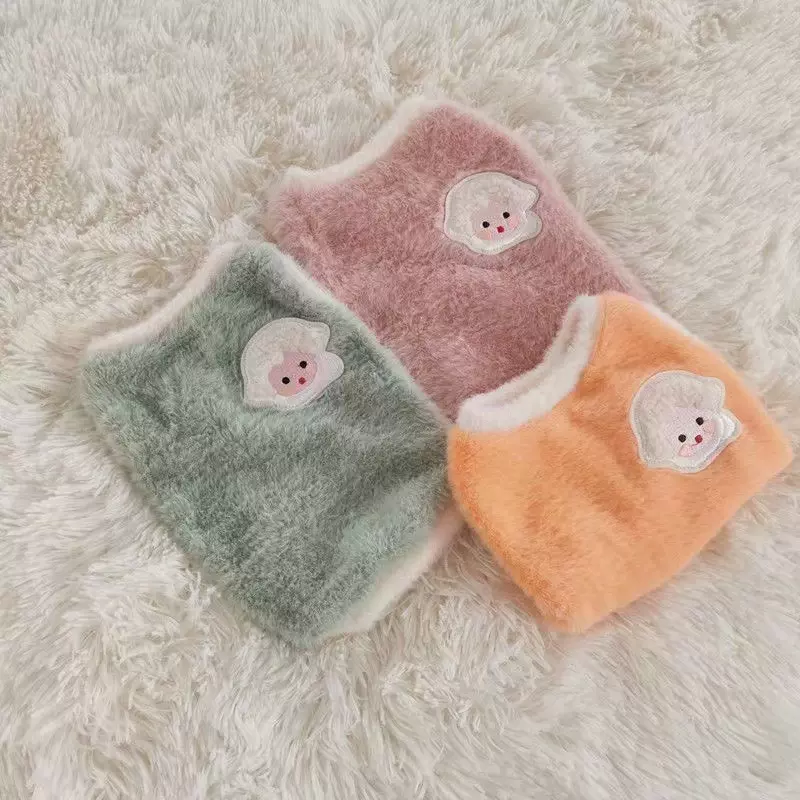 秋冬季防掉毛布偶宠物衣服猫猫衣服狗狗冬保暖加厚背心可爱小型犬